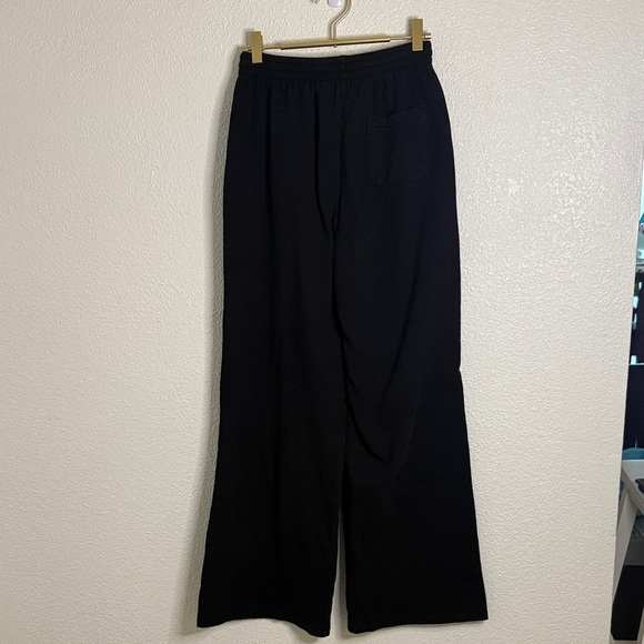 PINK (VS)-Casual Black wide leg sweat Pants- Size XS - Picture 6 of 9